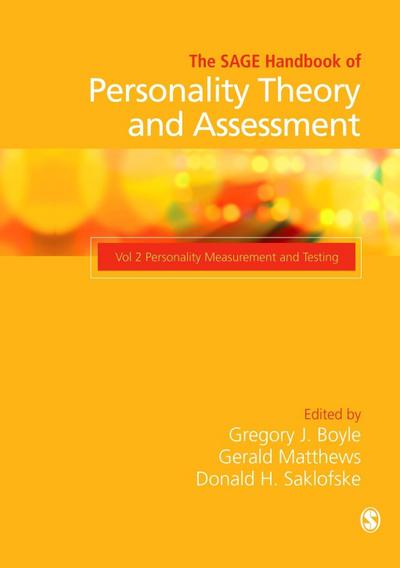 The SAGE Handbook of Personality Theory and Assessment