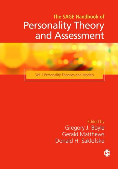 The SAGE Handbook of Personality Theory and Assessment