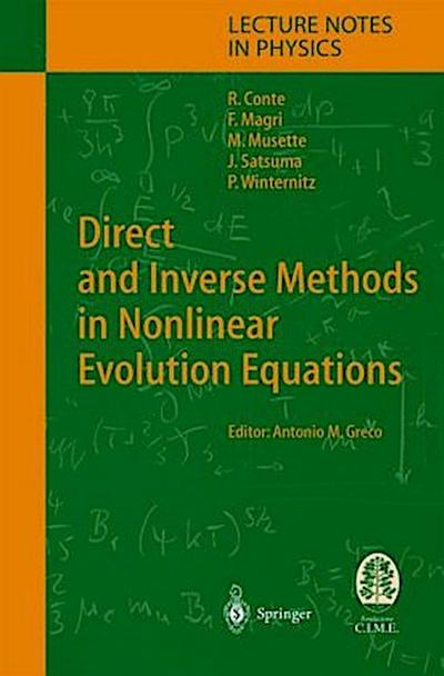 Direct and Inverse Methods in Nonlinear Evolution Equations