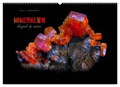 MINERALIEN designed by nature (Wandkalender 2026 DIN A2 quer), CALVENDO Monatskalender