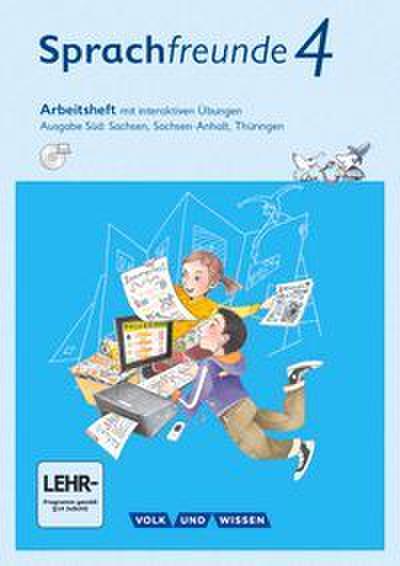 Sprachfreunde - Sprechen - Schreiben - Spielen - Ausgabe Süd (Sachsen, Sachsen-Anhalt, Thüringen) - Neubearbeitung 2015 - 4. Schuljahr