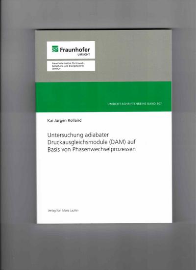Rolland, K: Untersuchung adiabater Druckausgleichmodule (DAM