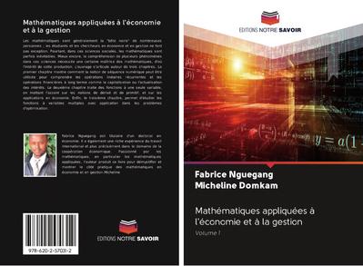 Mathématiques appliquées à l’économie et à la gestion