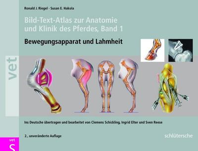 Bild-Text-Atlas zur Anatomie und Klinik des Pferdes Band 1. Bewegungsapparat und Lahmheit (Schlütersche Vet)