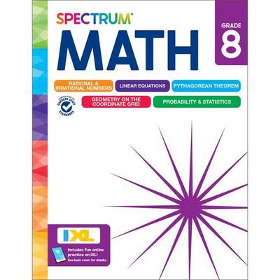 Spectrum Math Workbook, Grade 8