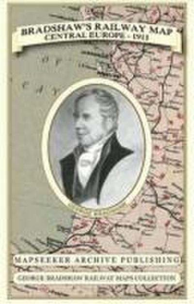 Bradshaw’s Railway Map Central Europe 1913