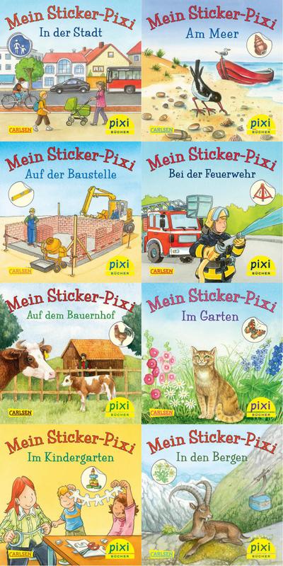 Pixi-Serie Nr. 199: Meine Sticker-Pixis. 64 Exemplare