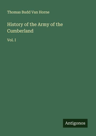 History of the Army of the Cumberland