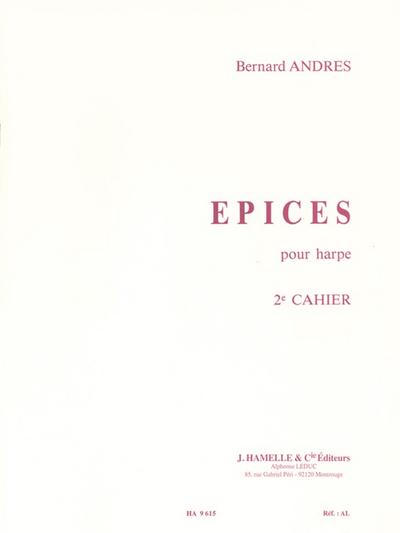 Epices vol.2pour harpe
