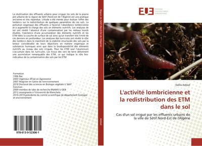 L’activité lombricienne et la redistribution des ETM dans le sol