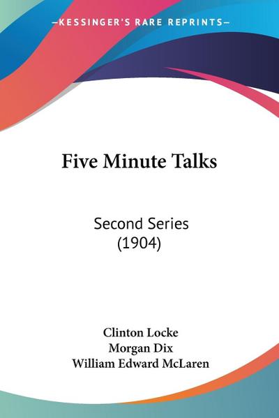 Five Minute Talks