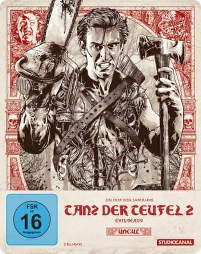 Tanz der Teufel 2 - Uncut, 1 UHD-Blu-ray + 1 Blu-ray (Steelbook Collectors Edition)