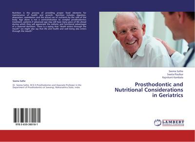 Prosthodontic and Nutritional Considerations in Geriatrics