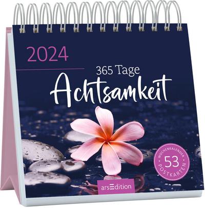 Postkartenkalender 365 Tage Achtsamkeit 2024