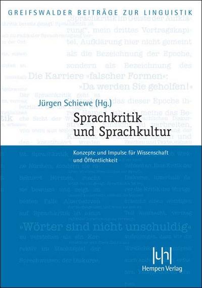 Sprachkritik und Sprachkultur