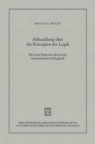 Abhandlung über die Prinzipien der Logik