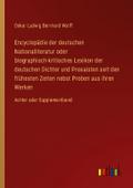 Encyclopädie der deutschen Nationalliteratur oder 