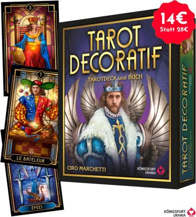 Tarot Decoratif, m. 1 Buch, m. 1 Beilage