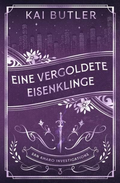 Eine vergoldete Eisenklinge