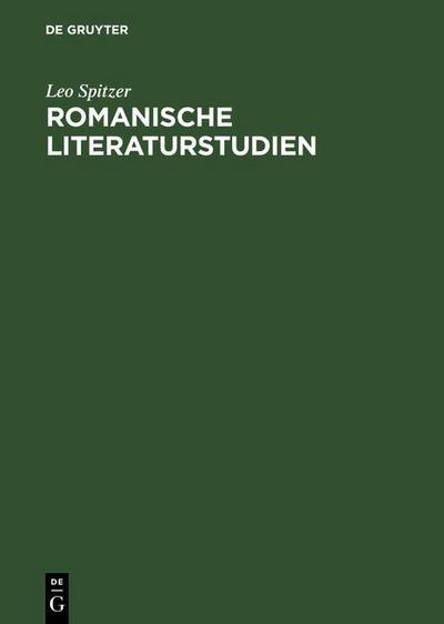 Romanische Literaturstudien