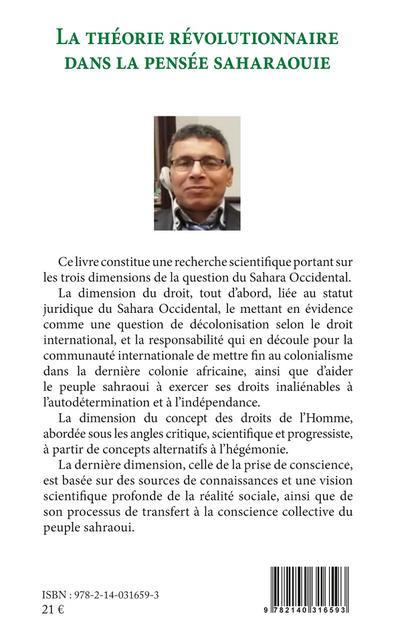 La théorie révolutionnaire dans la pensée saharaouie