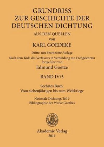 Sechstes Buch: Vom siebenjährigen bis zum Weltkriege