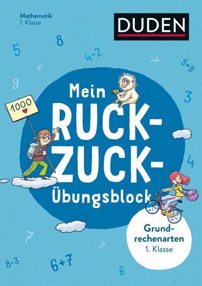 Mein Ruckzuck-Übungsblock Grundrechenarten 1. Klasse