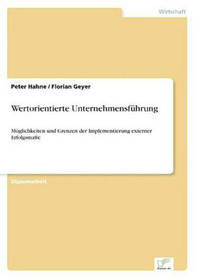 Wertorientierte Unternehmensführung