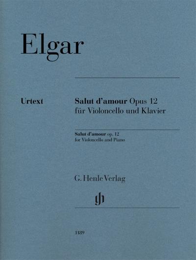 Salut d’amour op. 12 für Violoncello und Klavier