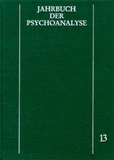 Jahrbuch der Psychoanalyse / Band 13