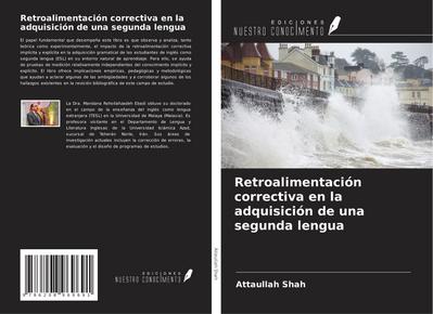 Retroalimentación correctiva en la adquisición de una segunda lengua