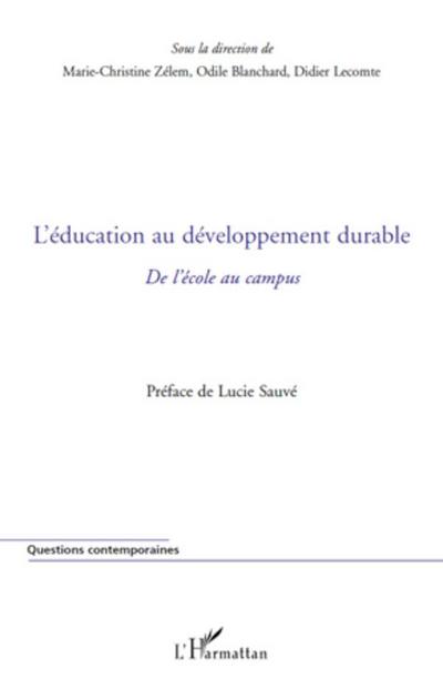 L’éducation au développement durable
