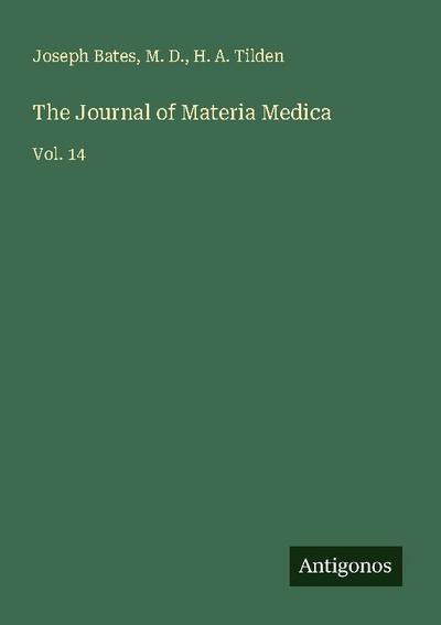 The Journal of Materia Medica