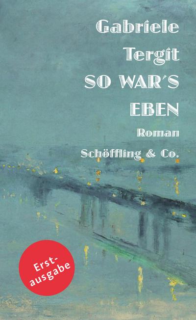 So war’s eben