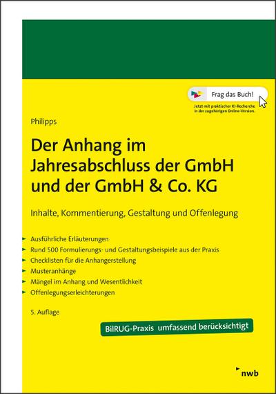Der Anhang im Jahresabschluss der GmbH und der GmbH & Co. KG