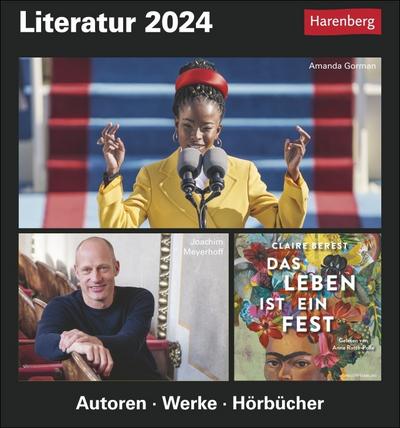 Literatur Tagesabreißkalender 2024