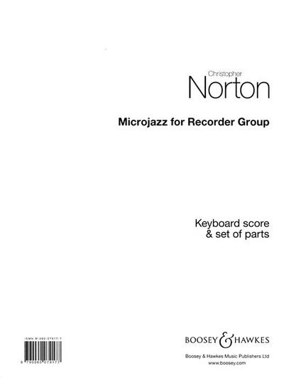 Microjazz for Recorder Groupfür 3 Blockflöten (SSA), Klavier und Gitarre