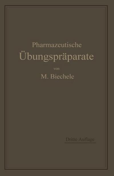 Pharmazeutische Übungspräparate