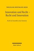 Innovation und Recht - Recht und Innovation