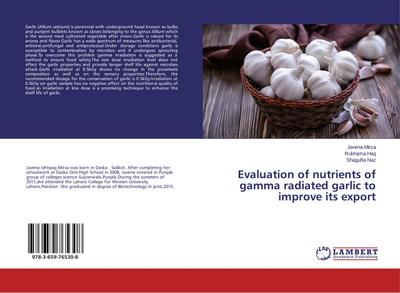 Evaluation of nutrients of gamma radiated garlic to improve its export
