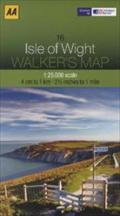AA Publishing: Isle of Wight (Walker's Map)
