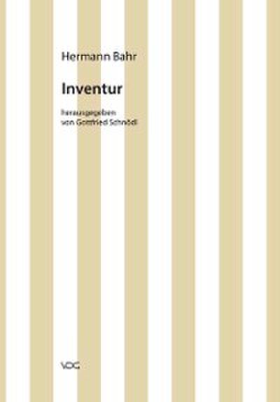 Hermann Bahr / Inventur