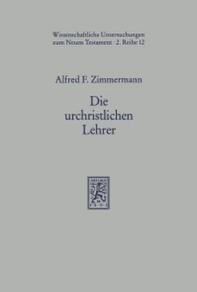 Die urchristlichen Lehrer
