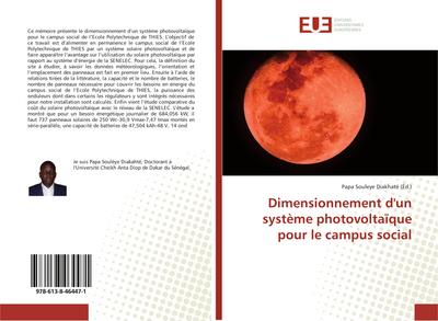 Dimensionnement d’un système photovoltaïque pour le campus social