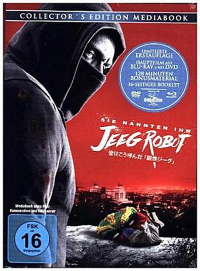 Sie nannten ihn Jeeg Robot, 1 Blu-ray + 1 DVD (Mediabook)