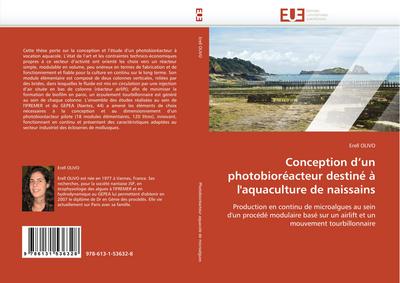 Conception d’’un photobioréacteur destiné à l’’aquaculture de naissains