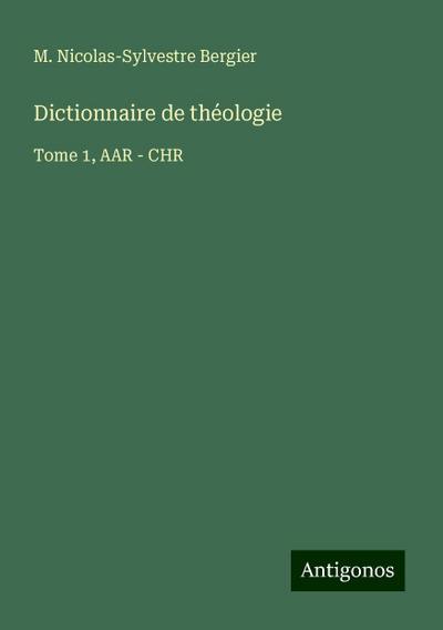Dictionnaire de théologie