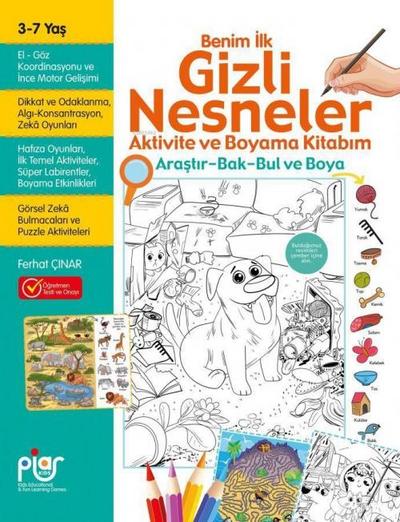 Gizli Nesneler Aktivite ve Boyama Kitabim