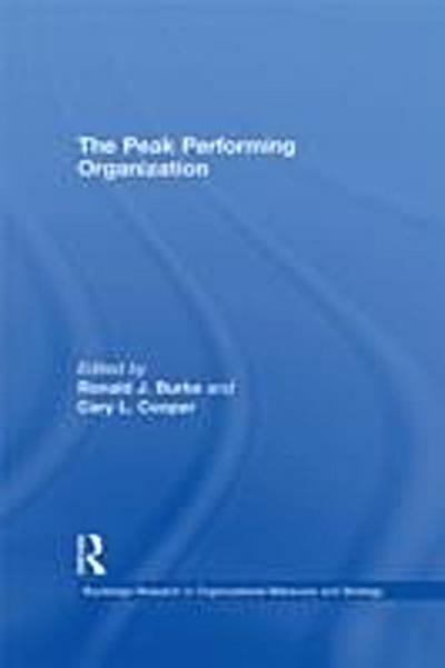 Peak Performing Organization