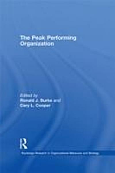 The Peak Performing Organization